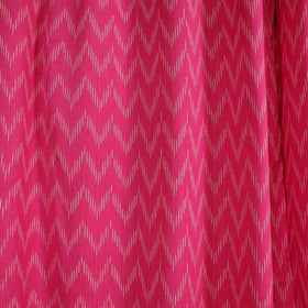 Pink - cotton window pochampally ikat curtain (5 x 3 feet)