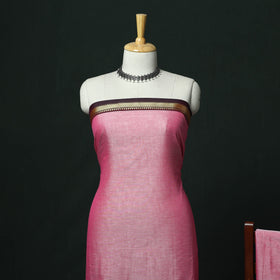 Dharwad cotton 3pc unstitched dress material with thread