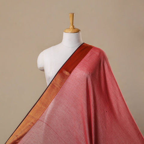 Dharwad cotton fabric with border 09 - handcrafted