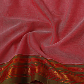 Dharwad cotton fabric with border 09 - handcrafted