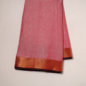 Dharwad cotton fabric with border 09 - handcrafted