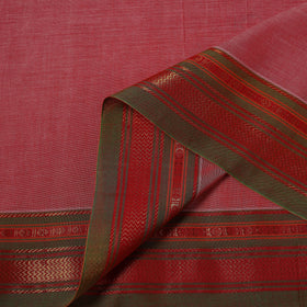 Dharwad cotton fabric with border 09 - handcrafted