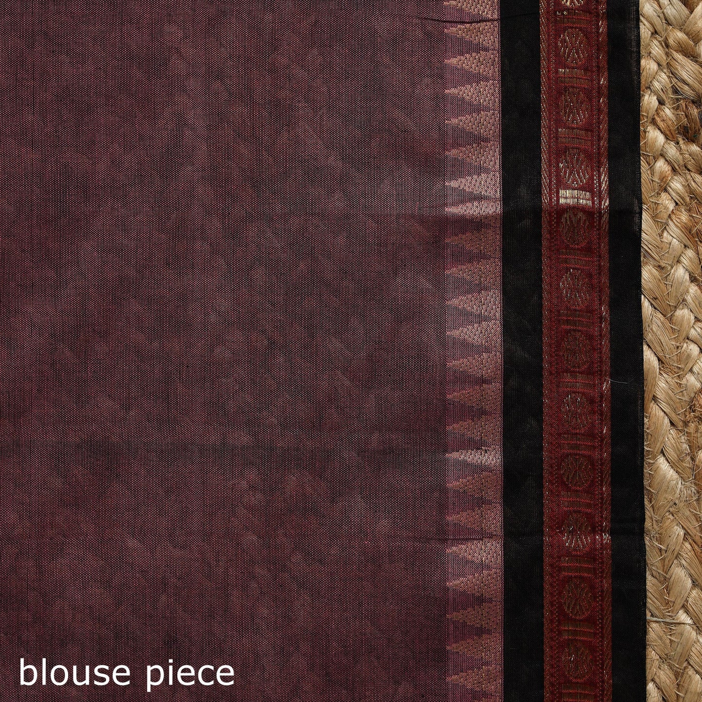 Dharwad cotton saree with border 20 - handcrafted