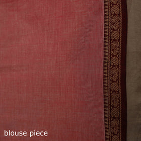 Dharwad cotton saree with border 40 - handcrafted