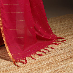Dharwad cotton saree with border 46 - handcrafted