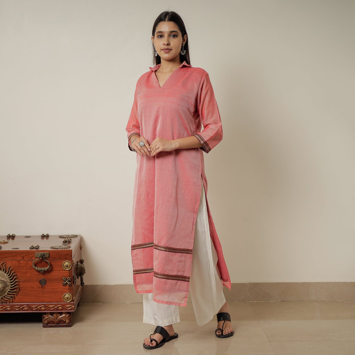  Dharwad Cotton Straight Kurta for Women