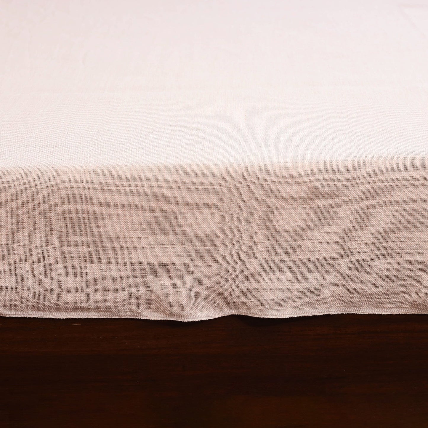 Pink - double handloom cotton bed sheet (108 x 90 in) 12