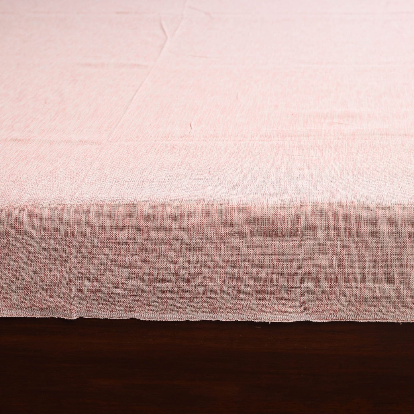 Pink - double handloom cotton bed sheet (108 x 90 in) 42