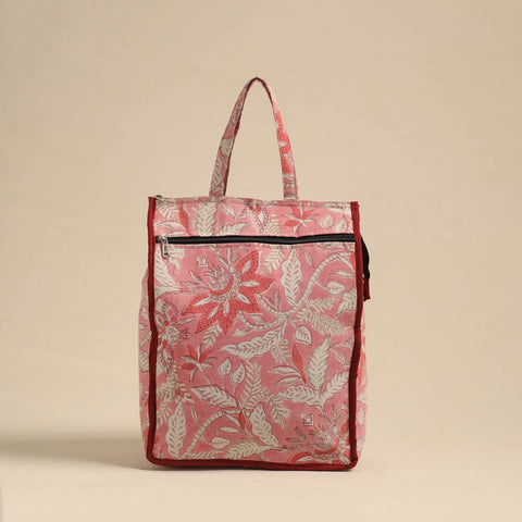  Pink Eco-Friendly Handmade Cotton Handbag for Women
