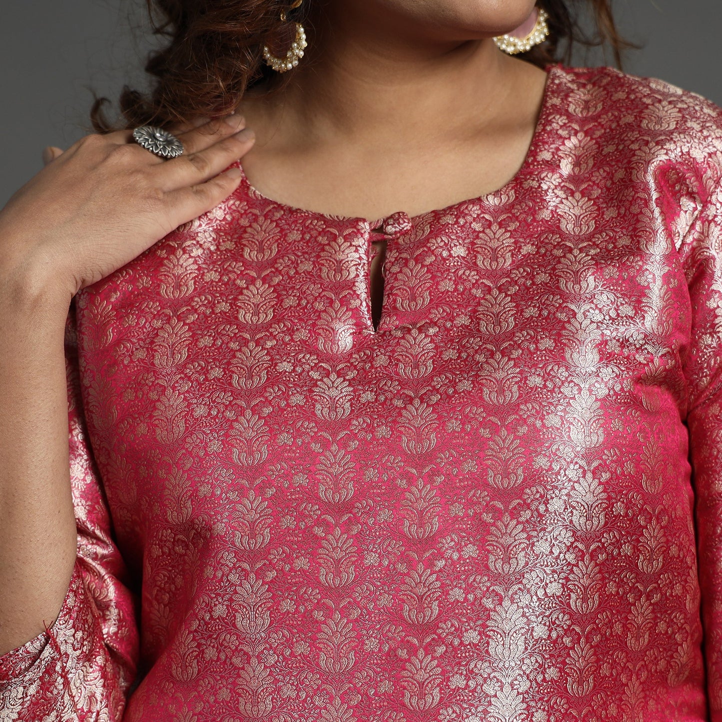 banarasi silk kurta set