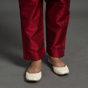  Elegant Banarasi Brocade Silk Kurta with Pant Set 