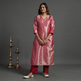  Elegant Banarasi Brocade Silk Kurta with Pant Set 