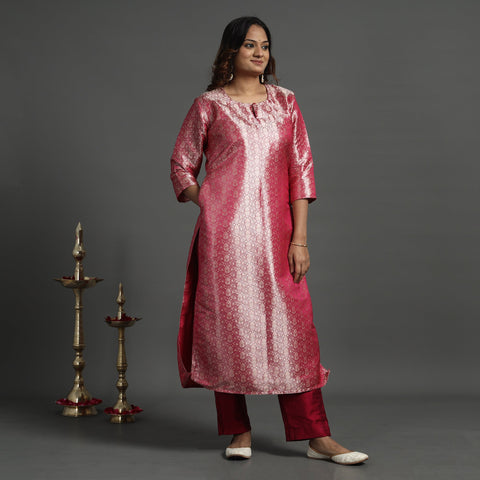 banarasi silk kurta set