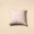 Embroidered kota doria cushion cover 53 - handcrafted
