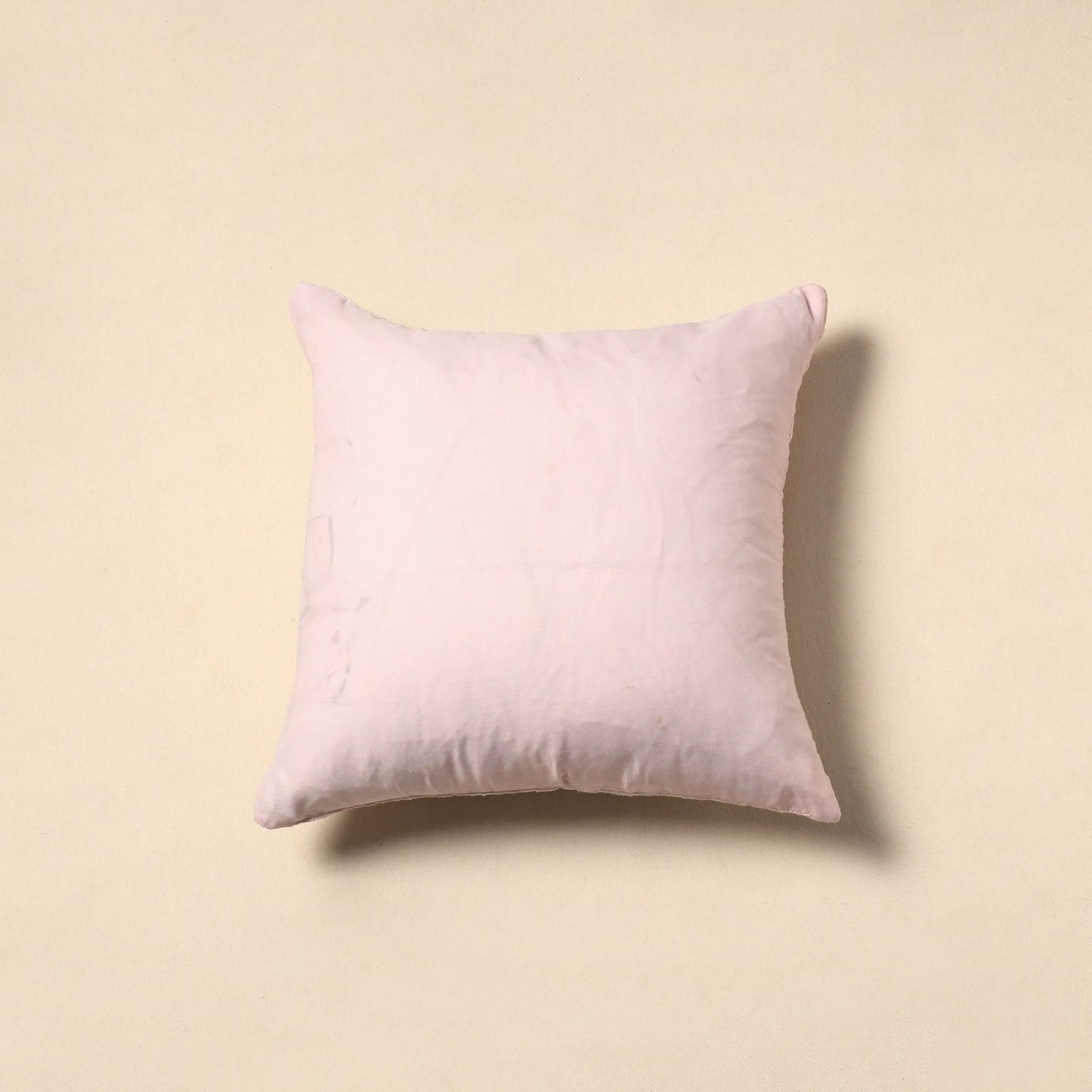 Embroidered kota doria cushion cover 53 - handcrafted