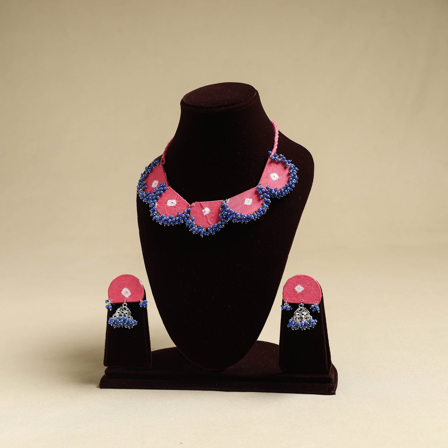 Buy Fabart Bead Work Necklace Set