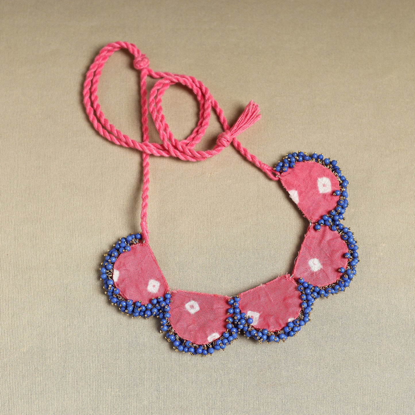 Buy Fabart Bead Work Necklace Set