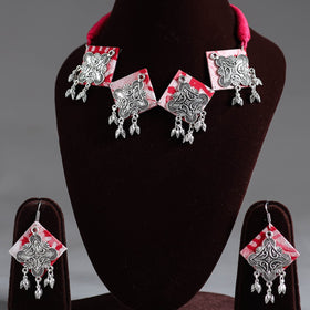  Fabart German Silver Choker Necklace Set Online