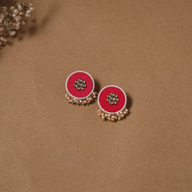Fabart kundan earrings & maang tikka set 05 - handcrafted
