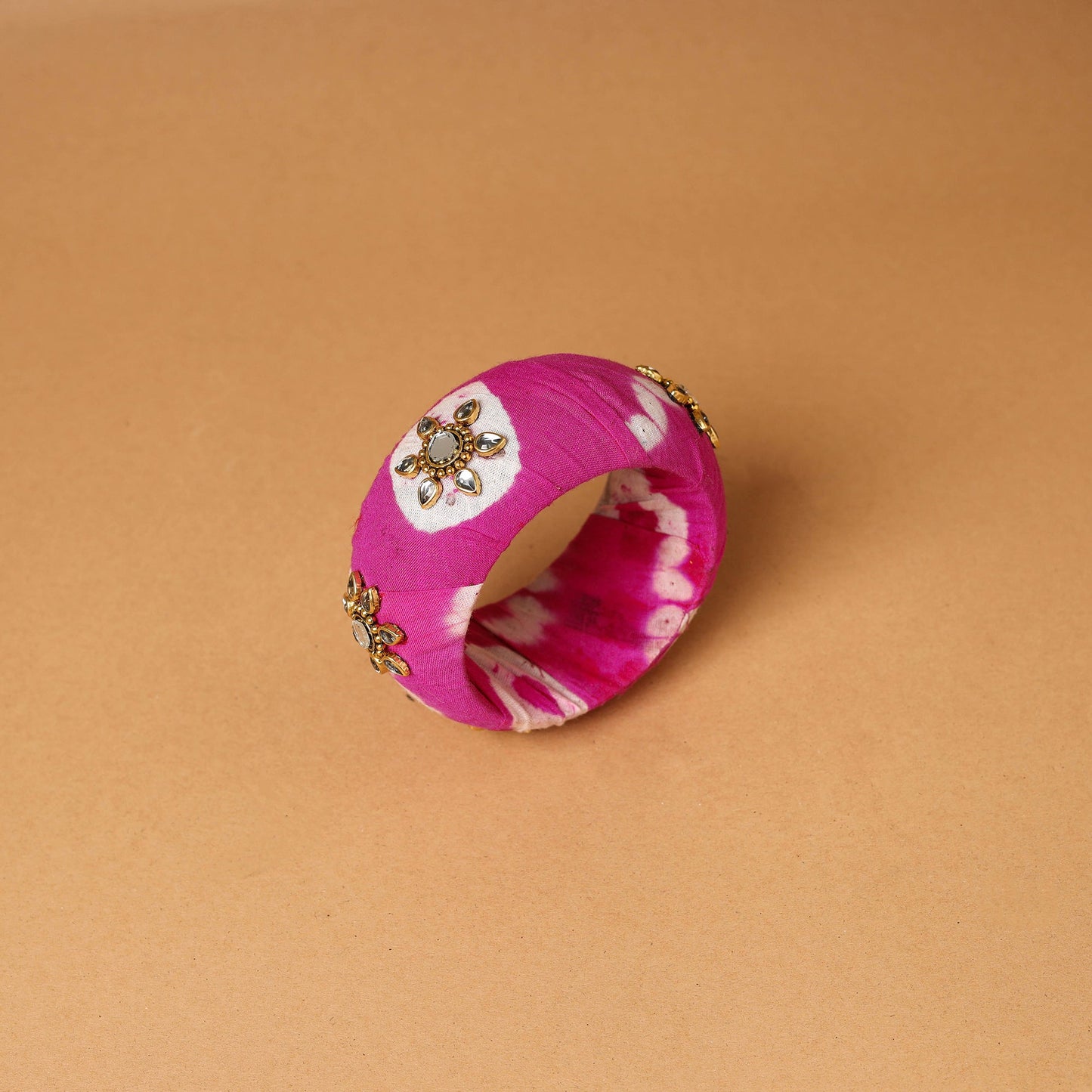 Fabart Kundan & Mirror Work Handmade Bangle 06