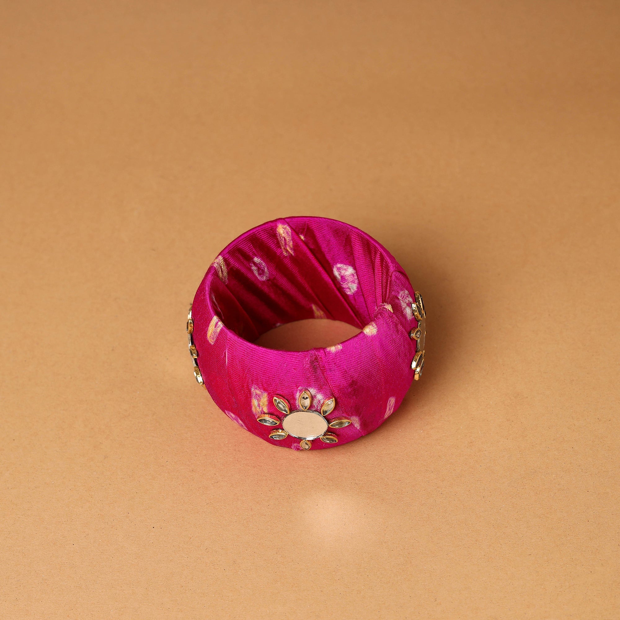 Fabart Kundan & Mirror Work Handmade Bangle 28