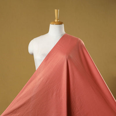 Pink - flex cotton prewashed plain fabric 02 - handcrafted