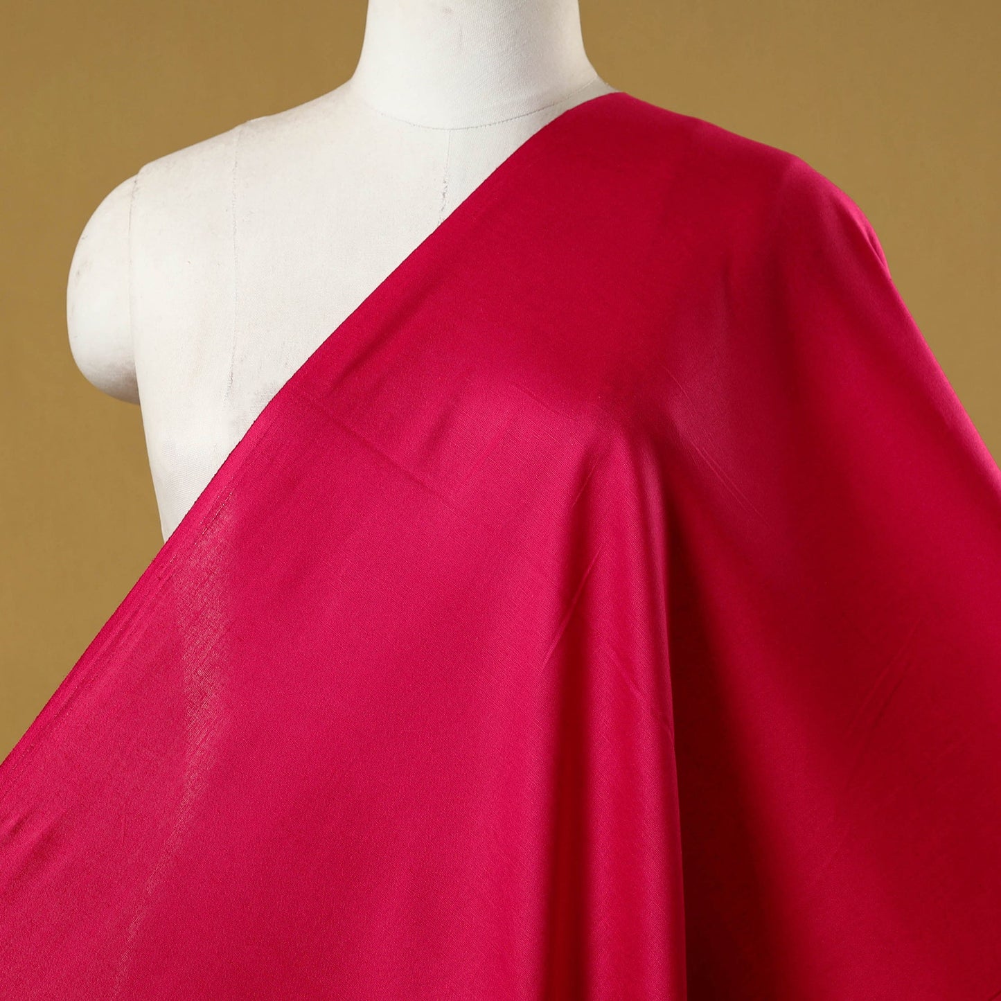 Pink - flex cotton prewashed plain fabric 15 - handcrafted