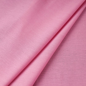 Pink Flex Cotton Prewashed Plain Fabric