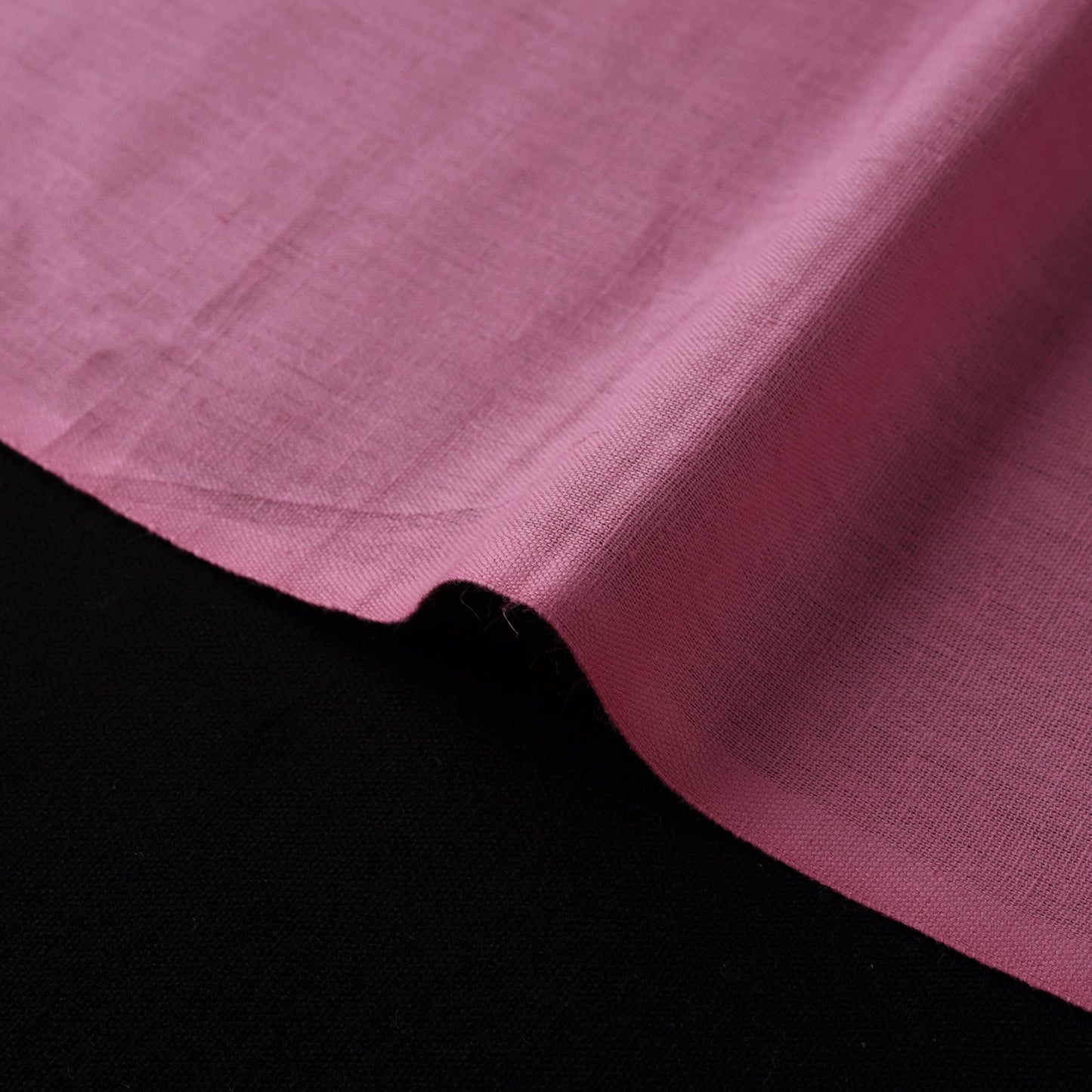 Pink - flex cotton prewashed plain fabric 19 - handcrafted