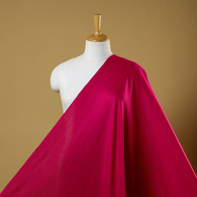 Pink - flex cotton prewashed plain fabric 22 - handcrafted