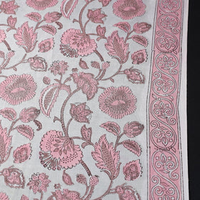 Buy Sanganeri Block Print Fabric - Floral Rajasthani