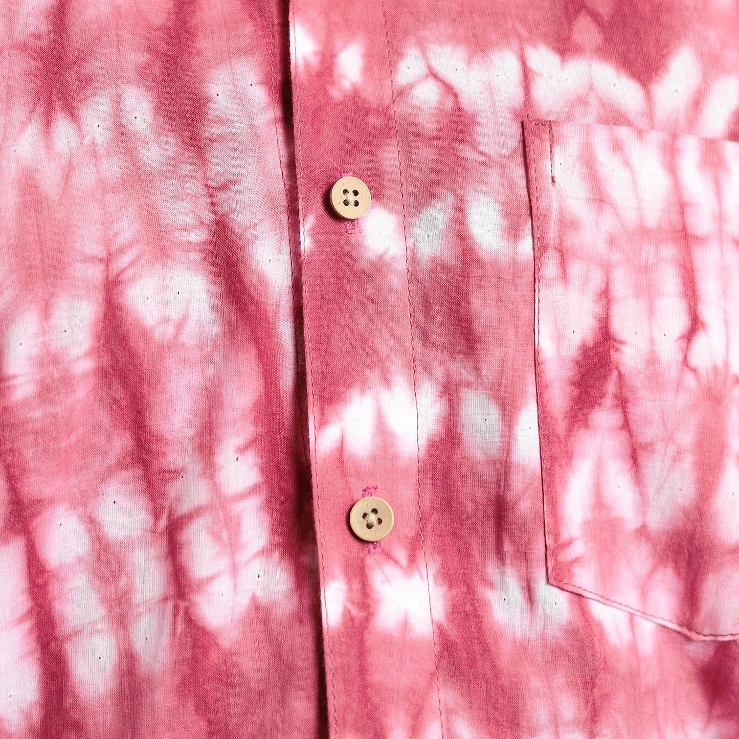 Buy Full Sleeve Tie & Dye Cotton Men Shibori Shirt