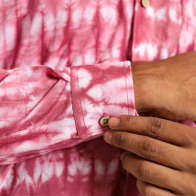 Buy Full Sleeve Tie & Dye Cotton Men Shibori Shirt