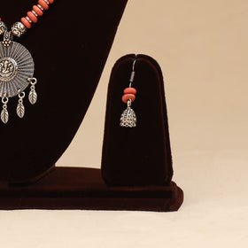 German silver beaded necklace set 39 - handcrafted