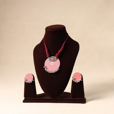 German Silver Fabart Necklace Set