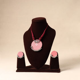 German Silver Fabart Necklace Set