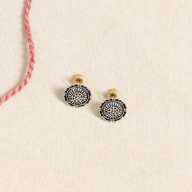 Pink - german silver necklace set 07 - handcrafted