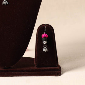 Pink - german silver thread beads necklace set 10