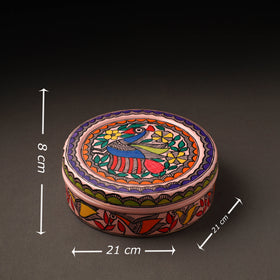  Godna Madhubani Handpainted Stainless Steel Casserole