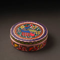  Godna Madhubani Handpainted Stainless Steel Casserole