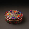 Godna Madhubani Handpainted Stainless Steel Casserole