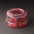  Godna Madhubani Handpainted Stainless Steel Casserole 