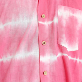 Buy Half Sleeve Tie & Dye Cotton Men Shibori Shirt