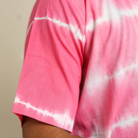 Buy Half Sleeve Tie & Dye Cotton Men Shibori Shirt