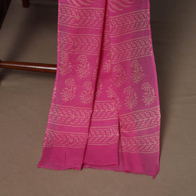 Hand batik cotton 3pc unstitched dress material 43