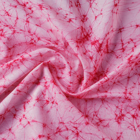 Buy Pink Pure Cotton Hand Batik Print Fabric
