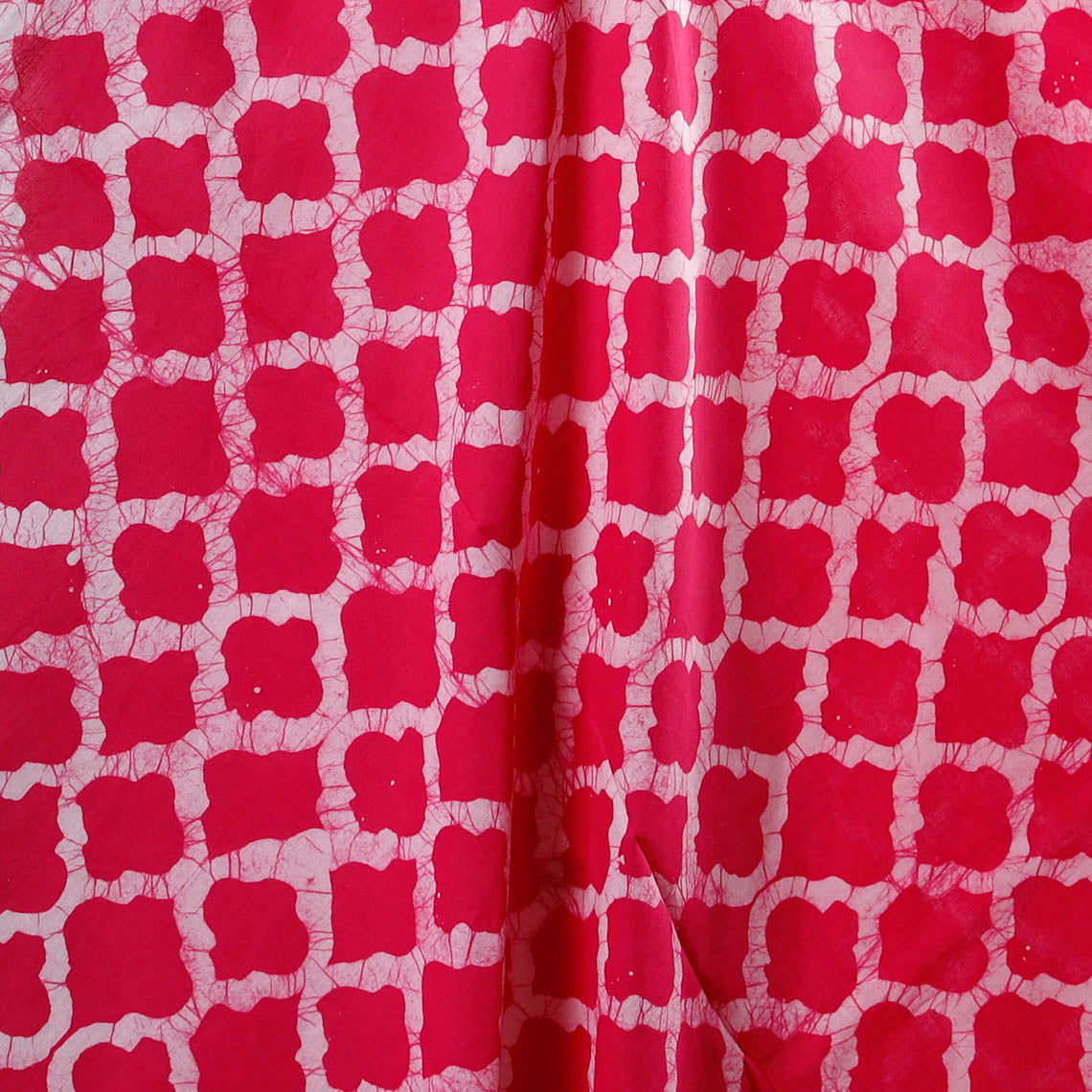 Hand batik cotton fabric 20 - handcrafted