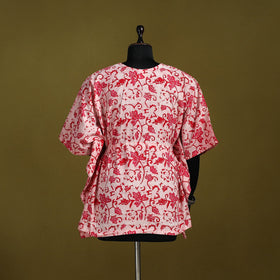 Hand batik cotton short kaftan 17 - handcrafted