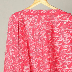 Pink - Hand Batik Print Cotton Wrap Around Skirt 28