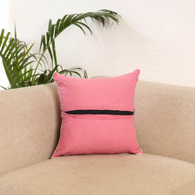 Pink - hand batik cushion cover 13 - handcrafted